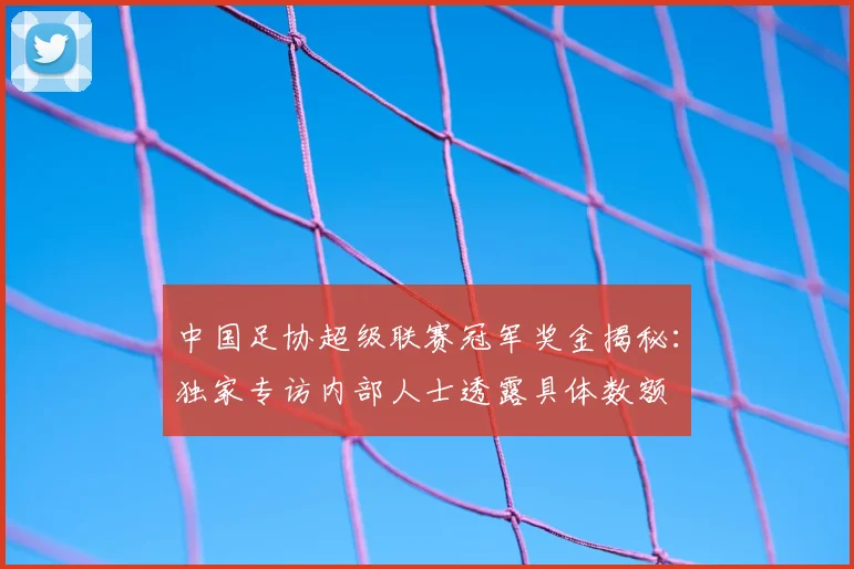 中国足协超级联赛冠军奖金揭秘:独家专访内部人士透露具体数额